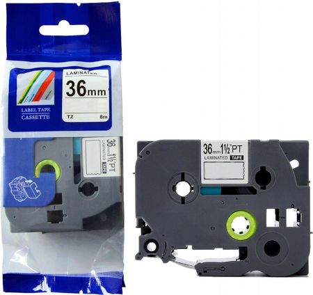 Ptmb Taśma Do Brother Tze-Fx561 36Mm Niebieska Flexi - zdjęcie 2
