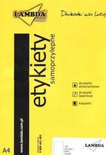 Lambda Etykiety Samoprzylepne 63,5X38,1 Mm A4 3300 Szt.
