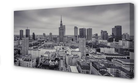 Tulup Obrazy Na Płótnie Warszawa Wieżowce Panorama 120X60Cm