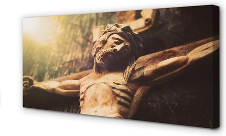 Tulup Obrazy Na Płótnie Jezus Z Drewna 100X50Cm