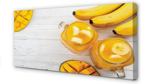 Tulup Obrazy Na Płótnie Mango Banany Koktajl 100X50Cm