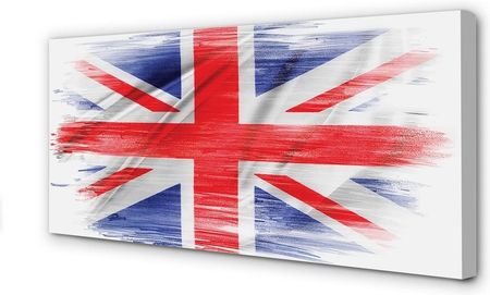 Tulup Obrazy Na Płótnie Flaga Wielkiej Brytanii 125X50Cm