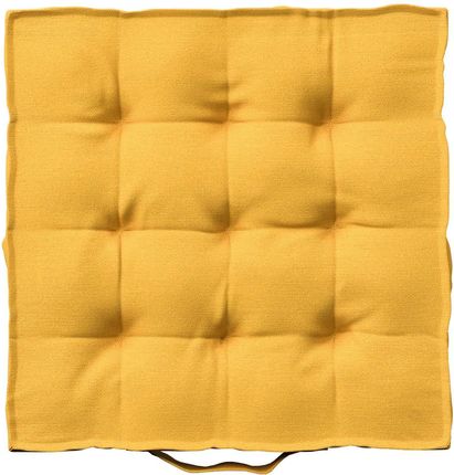 Dekoria Siedzisko Kuba Na Krzesło Żółty 40 × 6cm Loneta 210-133-40