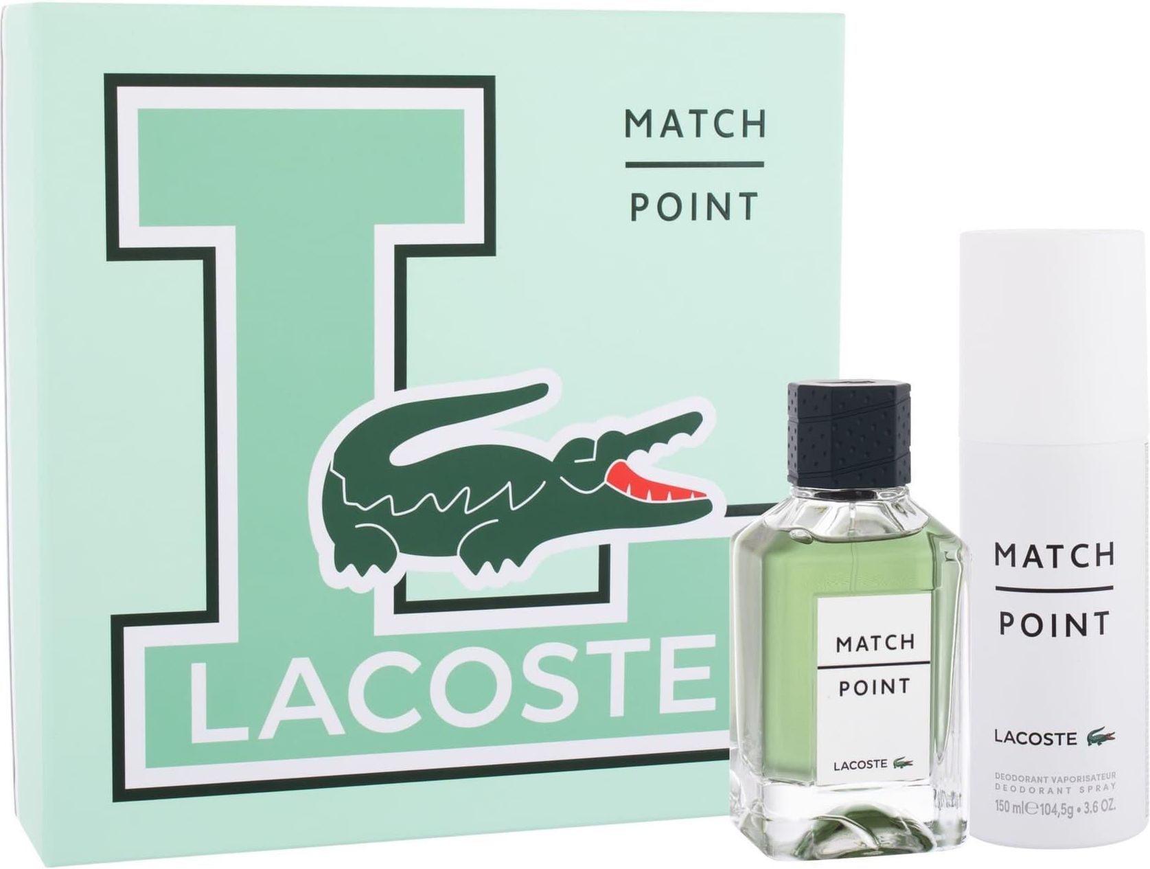 Lacoste Match Point Zestaw Woda Toaletowa 100 ml + Dezodorant 150 ml