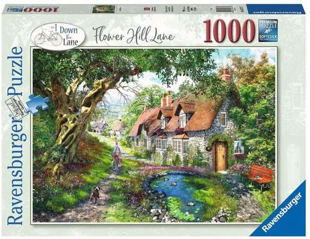 Ravensburger Puzzle 1000El. Droga Wśród Wzgórza Kwiatów 16777