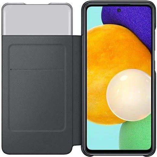 Samsung S View Wallet Cover do Galaxy A52 Czarny (EF-EA525PBEGEE)