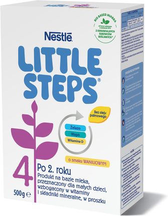 NESTLE Little Steps 4 Mleko Modyfikowane Junior dla dzieci po 2. Roku 500g