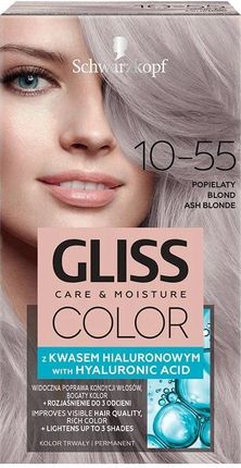 Schwarzkopf Gliss Color krem koloryzujący do włosów 10-55 Popielaty Blond