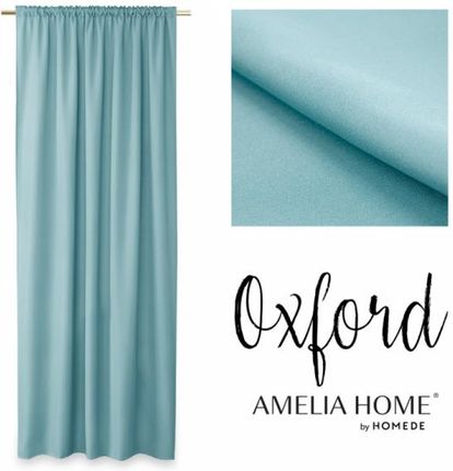 Amelia Home Curt Ah Oxford Pleat Blue 140x250
