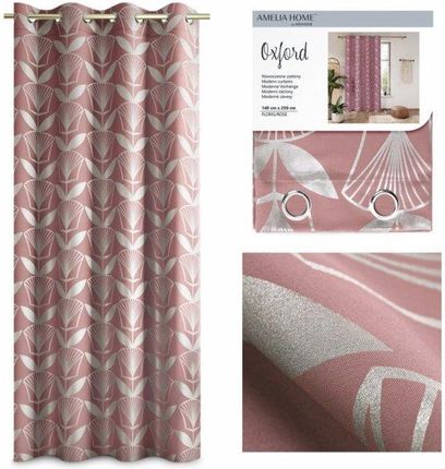 Amelia Home Curt Ah Oxford Floris Rose 140x250