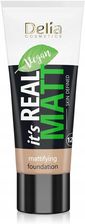 Delia Cosmetics It'S Real Matt Podkład Matujący Odżywczo-Nawilżający Nr 106 Coffee 30 ml
