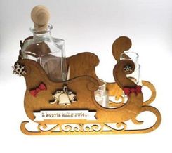 Montip Karafka Sanie Na Prezent Kieliszki Drewno �wi�ta