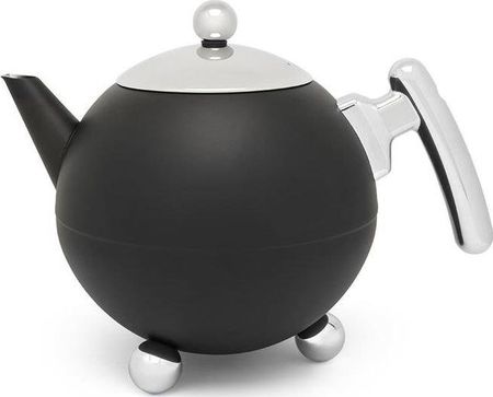 Bredemeijer Teapot Bella Ronde 1,2L Black Matt Chrom (101006)