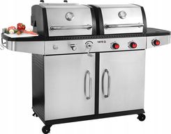 Zdjęcie Grill gazowy Yato 2w1 gazowy + węglowy stal nierdzewna 2KW YG-20030  - Lubycza Królewska