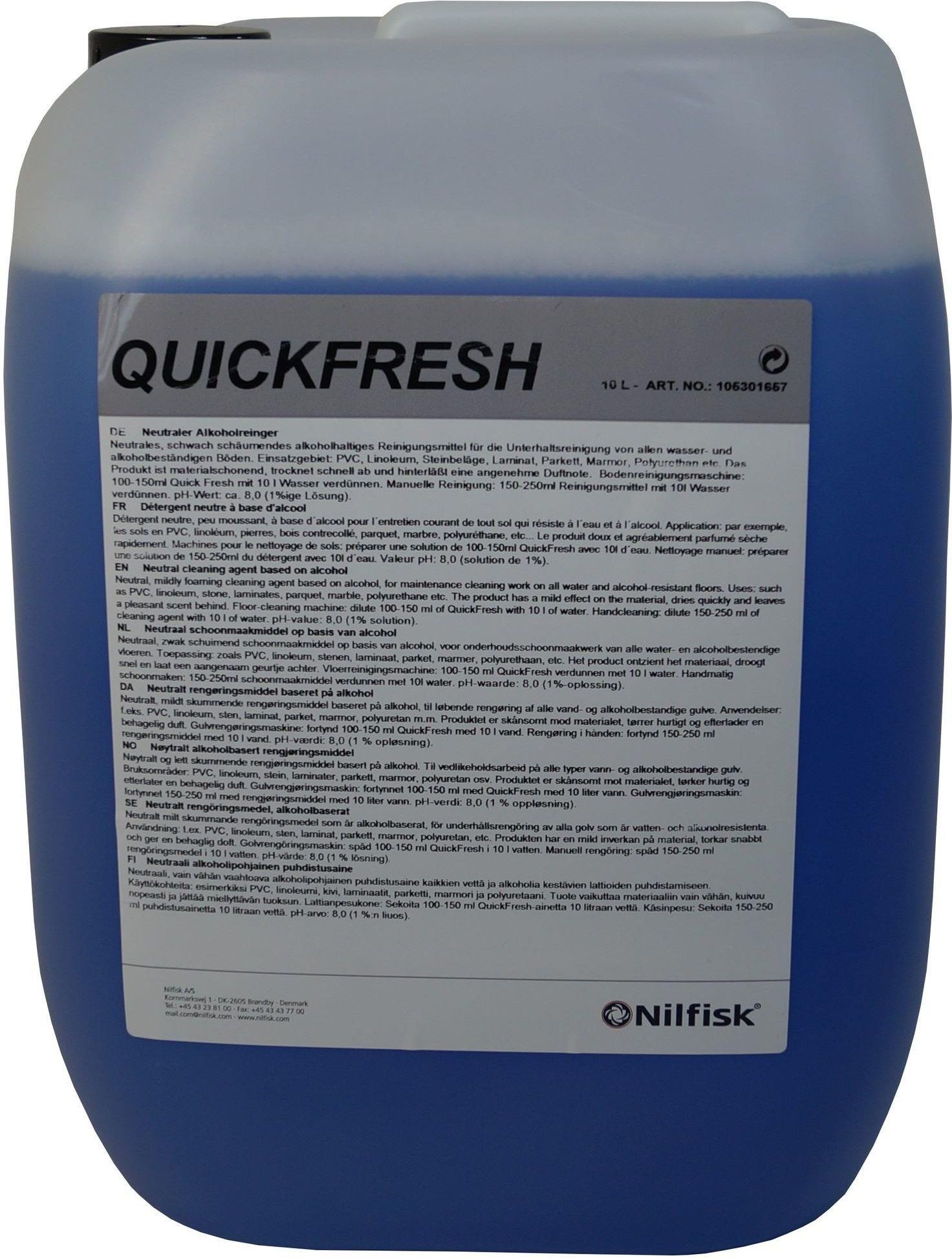 Nilfisk Detergent Quickfresh Sv1 10L Opinie i atrakcyjne ceny na Ceneo.pl