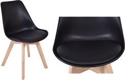 Zdjęcie Krzesło K Nantes Dsw Czarne 249812 - Czerwieńsk