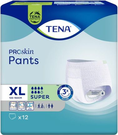 TENA Pants Proskin Super XL Majtki Chłonne 12szt