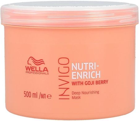 Wella Invigo Nutri-Enrich With Goa Berry Deep Maska Nawilżająca do Włosów Suchych 500 ml