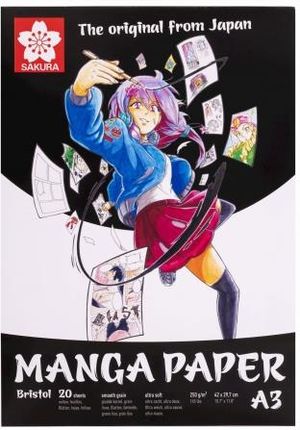 Sakura Blok Do Mangi Manga Paper Bristol A3 250g 20 K