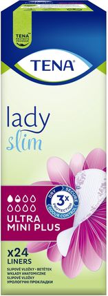TENA Lady Slim Ultra Mini Plus Wkładki dla Kobiet 6x24Szt
