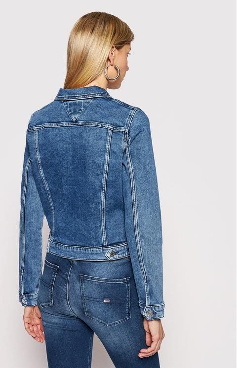 Tommy Jeans Kurtka jeansowa Vivianne DW0DW10178 Niebieski Slim Fit - Ceny i  opinie - Ceneo.pl