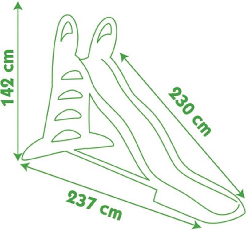 Smoby Zjeżdżalnia Ogrodowa XL 230 cm  