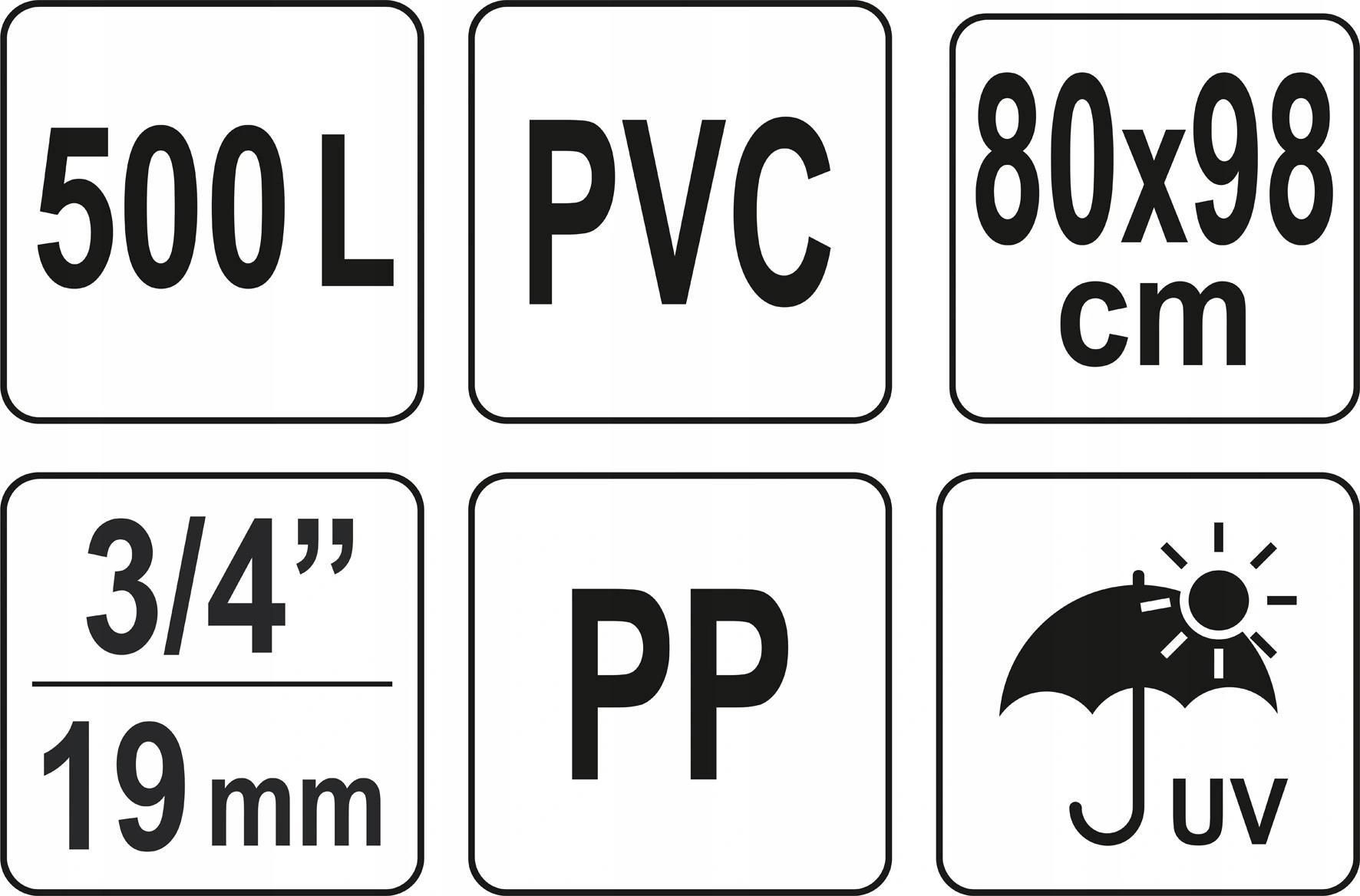 Składany Zbiornik Na Deszczówkę 500L Pvc Flo - zdjęcie 1 Składany Zbiornik Na Deszczówkę 500L Pvc Flo