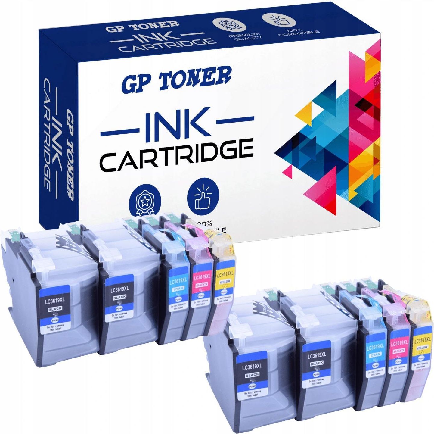 Tusz GP TONER 10X DO BROTHER LC3619XL MFC-J2330DW J3530DW J3930D do ...