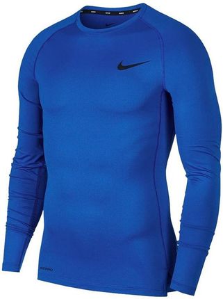 Nike Pro Longsleeve Top M Niebieska (BV5588 480) - Ceny i opinie T-shirty i koszulki męskie SICG