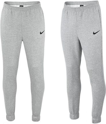 Nike Park Męskie Spodnie Bawełniane Sportowe Szary Melanż