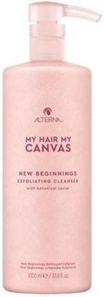 Alterna My Hair My Canvas New Beginnings Exfoliating Cleanser With Botanical Caviar - Wegański, Łagodny Oczyszczający Peeling do Skóry Głowy 1000ml