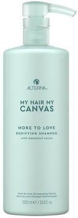 Alterna My Hair My Canvas More To Love Bodifying Shampoo With Botanical Caviar Wegański Szampon Zwiększające Objętość Z Botanicznym Kawiorem 1000 ml