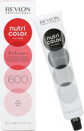 Revlon Nutri Color Creme - Maska koloryzująca do włosów farbowanych czerwień - 600 100ml