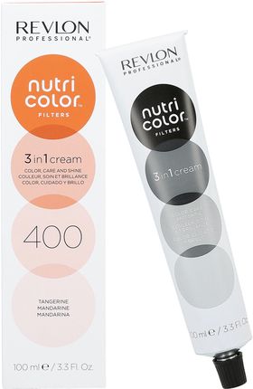 Revlon Nutri Color Creme - Maska koloryzująca do włosów farbowanych mandarynka - 400 100ml