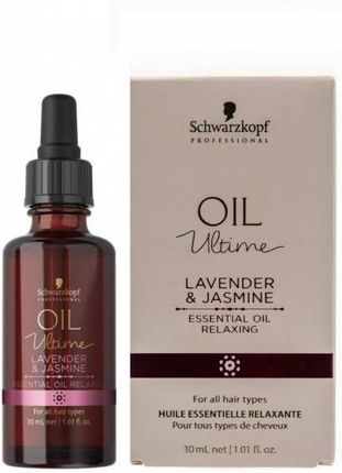 Schwarzkopf Oil Ultime Lavender & Jasmine Essential Oil Relaxing Eteryczny Olejek Relaksujący 30 ml