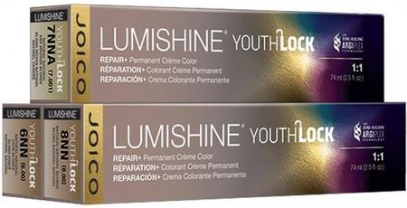Joico Lumishine Youthlock  Farba z Plexem i Kolagenem 74ml 2NN  podwójny naturalny najciemniejszy brąz