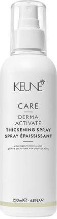 Keune Derma Activate Thickening Spray - Odżywczy Spray Pogrubiający Cienkie, Delikatne Włosy, 200ml