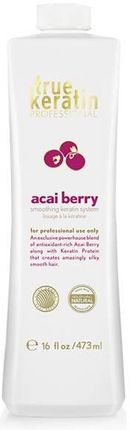 True Keratin Professional Acai Berry, Kuracja Wygładzająca do Włosów Puszących się 473ml