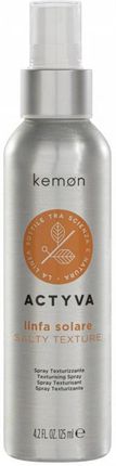 Kemon Actyva Linfa Solare Salty Texture Spray Teksturujący z Solą Morską 125ml