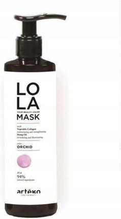 Artego Lola Color Mask - Maska odświeżająca kolor do włosów farbowanych i naturalnych, Orchid - Orchidea, 200ml