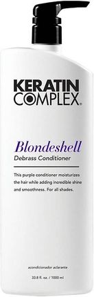 Keratin Complex Blondeshell Debrass Conditioner Fioletowa Odżywka Nawilżająca i Dodająca Blask 1000 ml