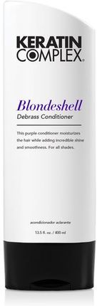 Keratin Complex Blondeshell Debrass Conditioner Fioletowa Odżywka Nawilżająca i Dodająca Blask 400 ml