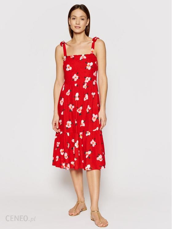 Banana Moon Sukienka letnia Lou Sunnysided JSG19 Czerwony Regular Fit -  Ceny i opinie 