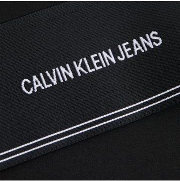 Calvin Klein Jeans Top Damski Milano Square Neck Czarny L - Ceny i opinie BVWP