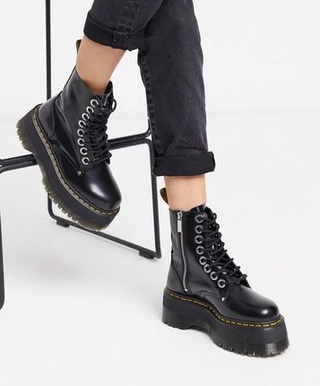 Dr.Martens　JADON MAX UK8 Dr. Martens JADON MAX - Botki na platformie/czarny - Zalando.pl