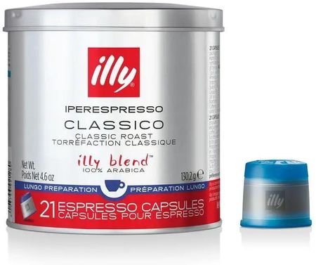 Illy Caffe Lungo niebieski espresso 21kaps.