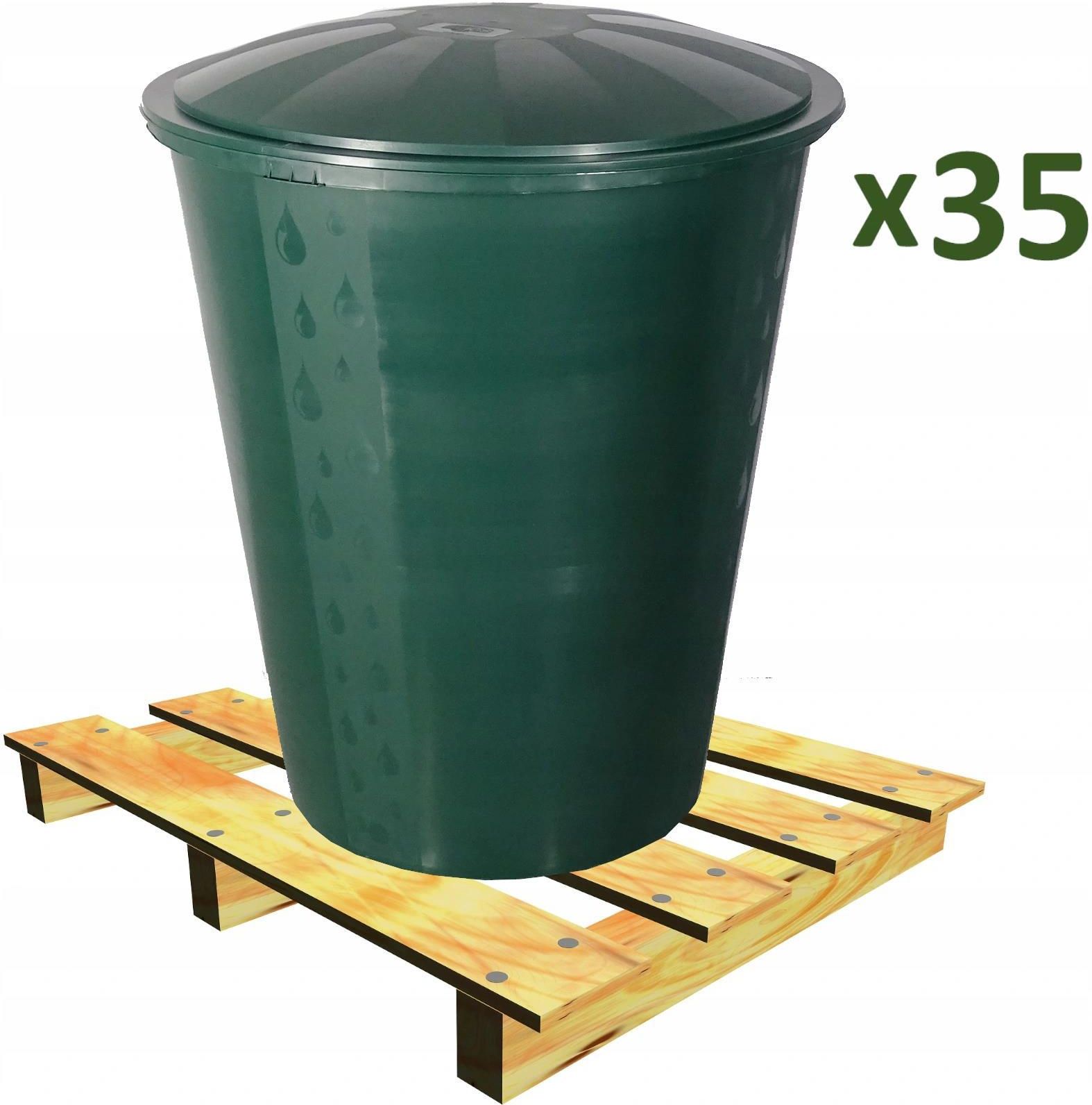 Pojemnik Na Deszczówkę Zbiornik Moja Woda 210L - zdjęcie 3 Pojemnik Na Deszczówkę Zbiornik Moja Woda 210L