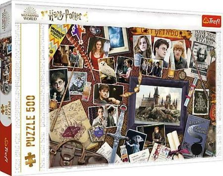 Trefl Puzzle 500el. Pamiątki z Hogwartu 37400