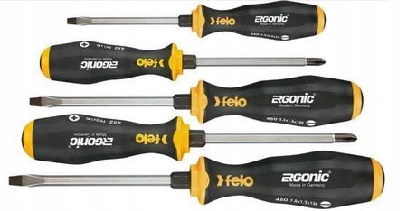 FELO ERGONIC zestaw wkrętaków do podbijania 5-cz. seria 450 - zdjęcie 2