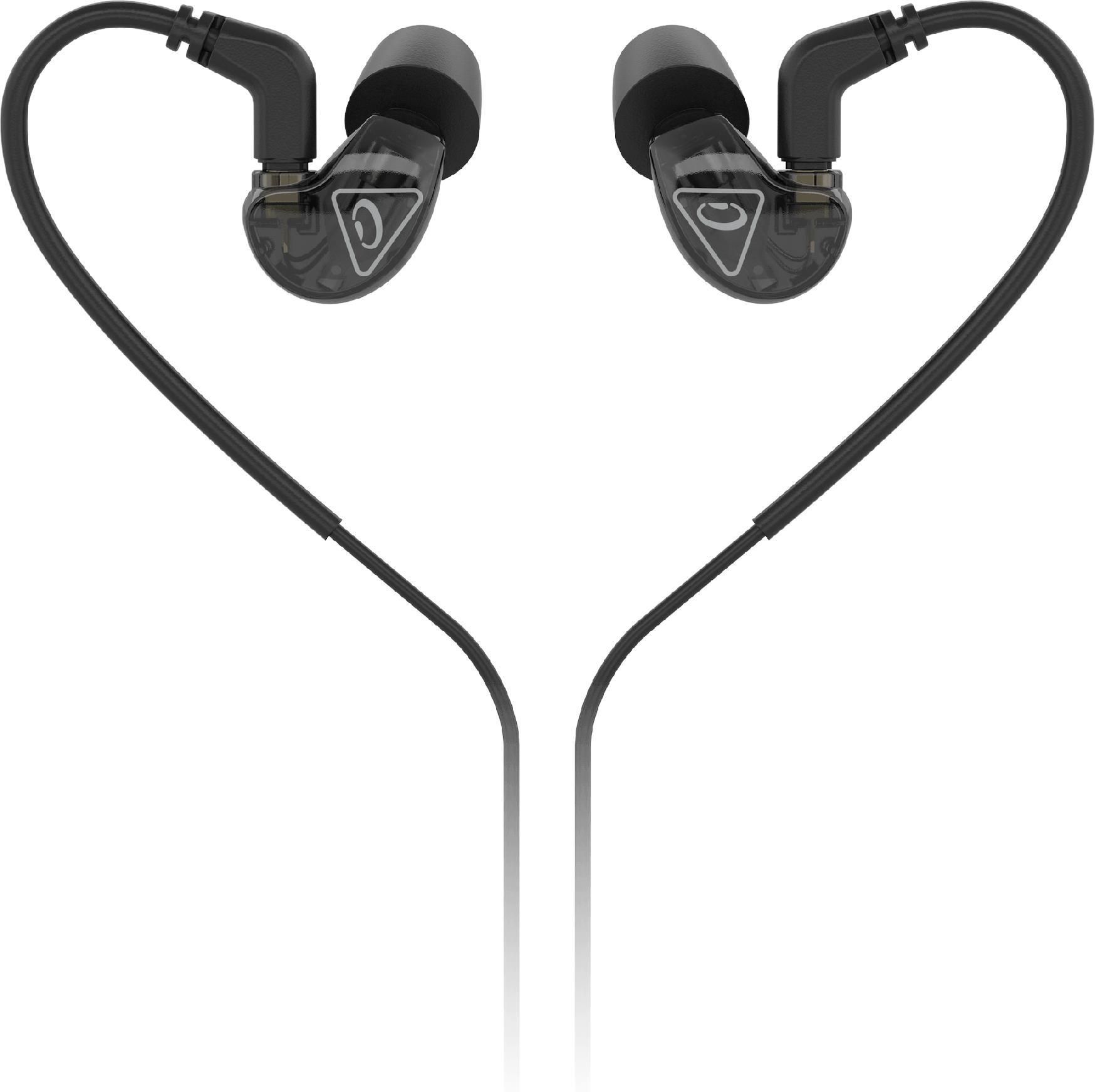 Écouteurs Intra-auriculaires Behringer SD251-CK – Monitoring Studio – Son Haute Fidélité, Câble Détachable MMCX, Embouts Mousse Et Silicone 3 Tailles